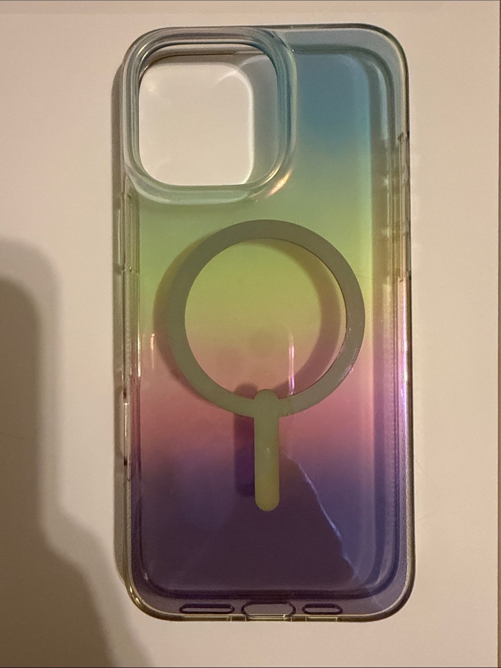 Rainbow Gradient MagSafe-Compatible Phone Case - Multicolor